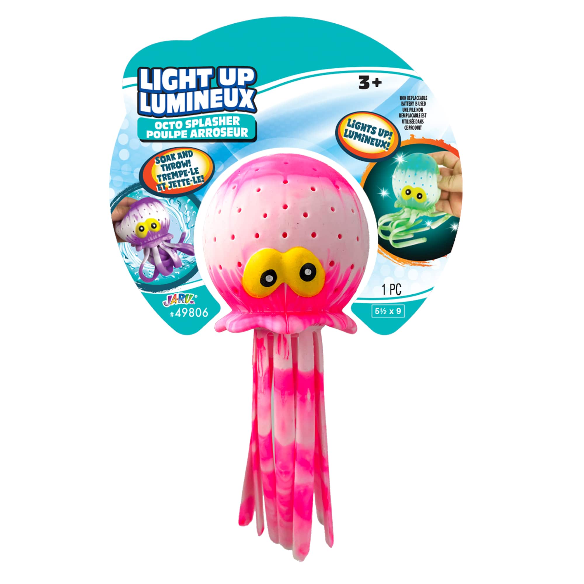 Assorted Ja-Ru® Light Up Octo Splasher, 1pc.